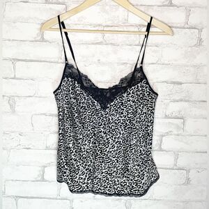 Victoria's Secret Leopard Print and Lace Tank Top
